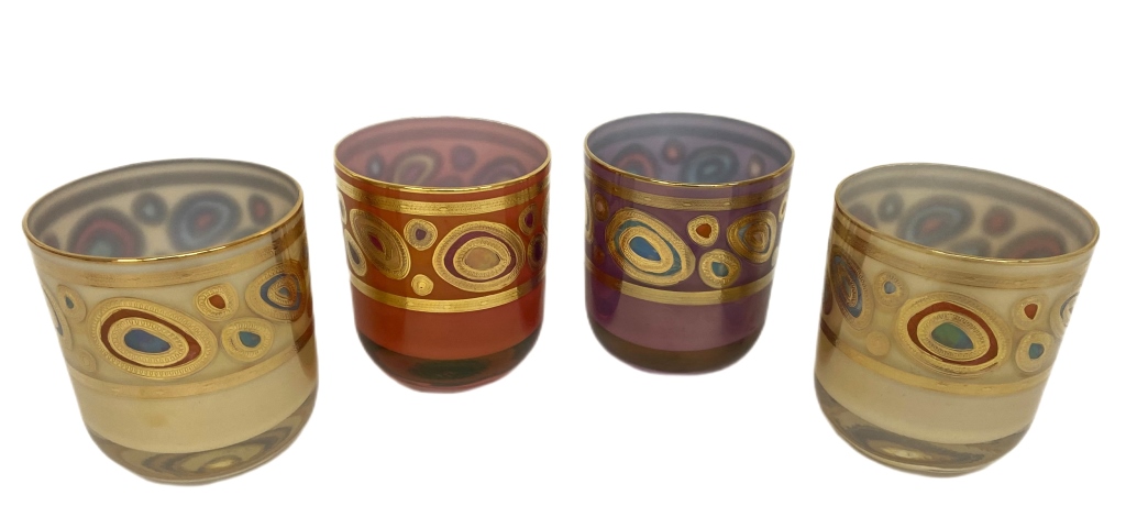 Vietri Regalia Double Old Fashioned Glasses