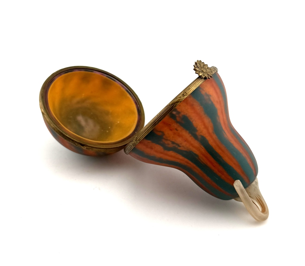 Art Glass Gourd Trinket Box