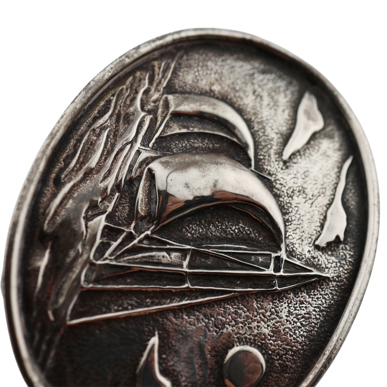 Cartier Sterling Yacht Sailing Belt Buckle