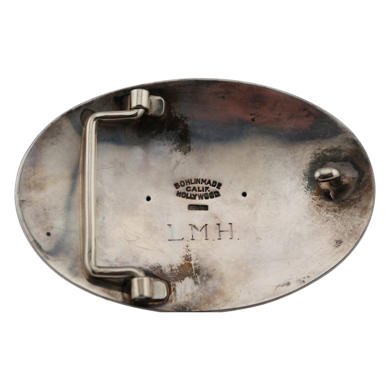 Edward Bohlin Sterling Horse Head Belt Buckle