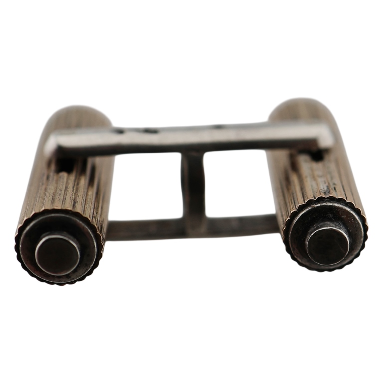 GTP 18K Gold & Sterling French Cufflinks