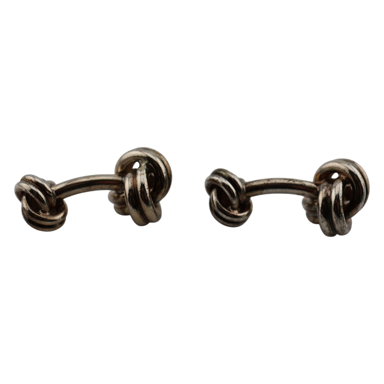 Tiffany & Co. Sterling Tuxedo Cufflink Stud Set