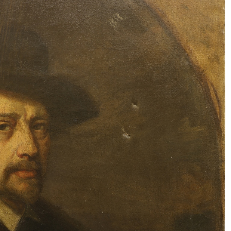19th Century "Man in the Hat" Portrait Painting