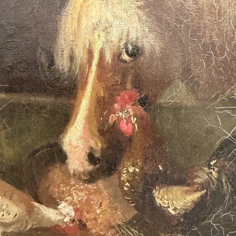 John Frederick Herring Stable Painting
