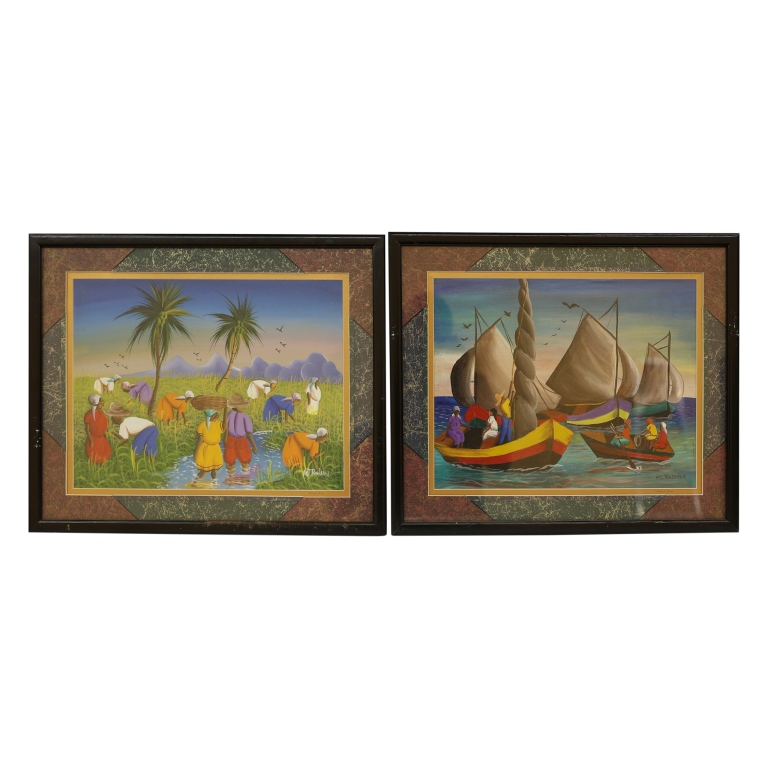 Haitian Folk Art Paintings - Vixamar & Roland
