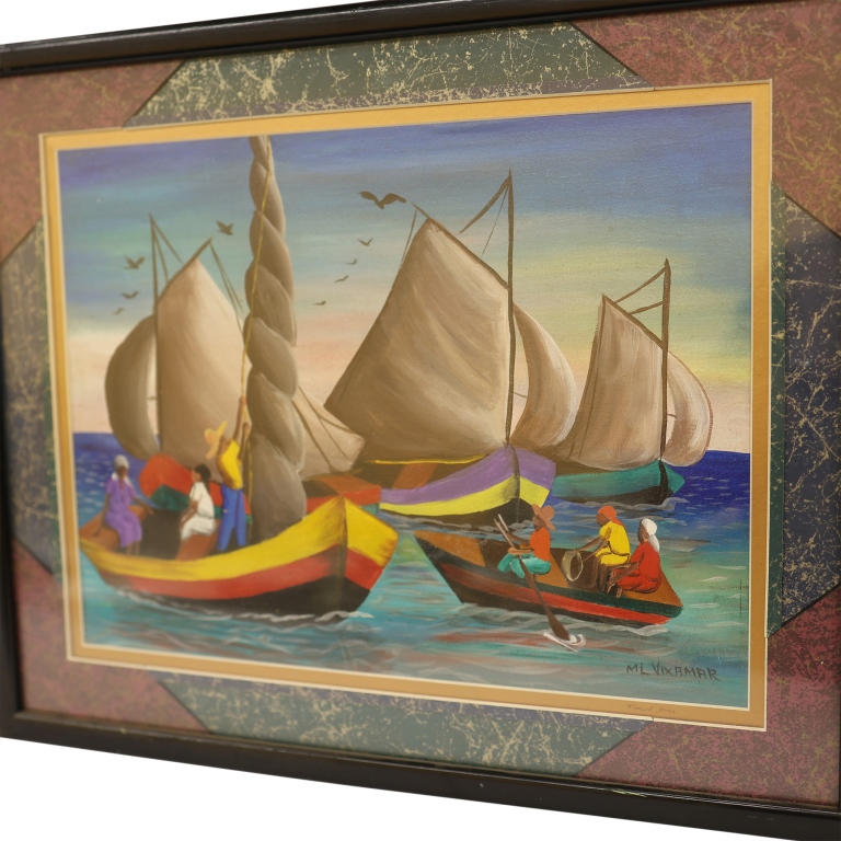 Haitian Folk Art Paintings - Vixamar & Roland