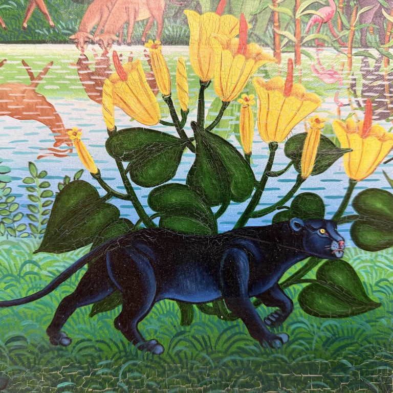 Irene Invrea - Jungle Oil Painting