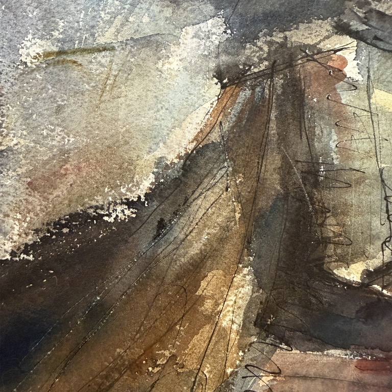 Henry Roddiss - Winter Landscape Watercolor