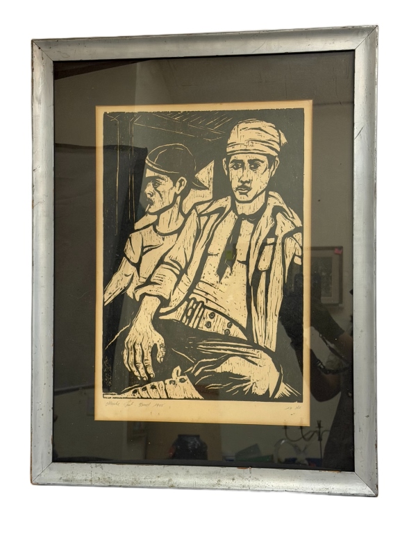 Moshe Gat - 1955 Isreal Wood Block
