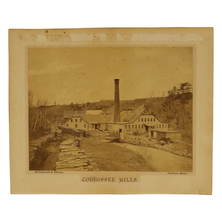 1880 Industrial Paper Mill Albumen Silver Print