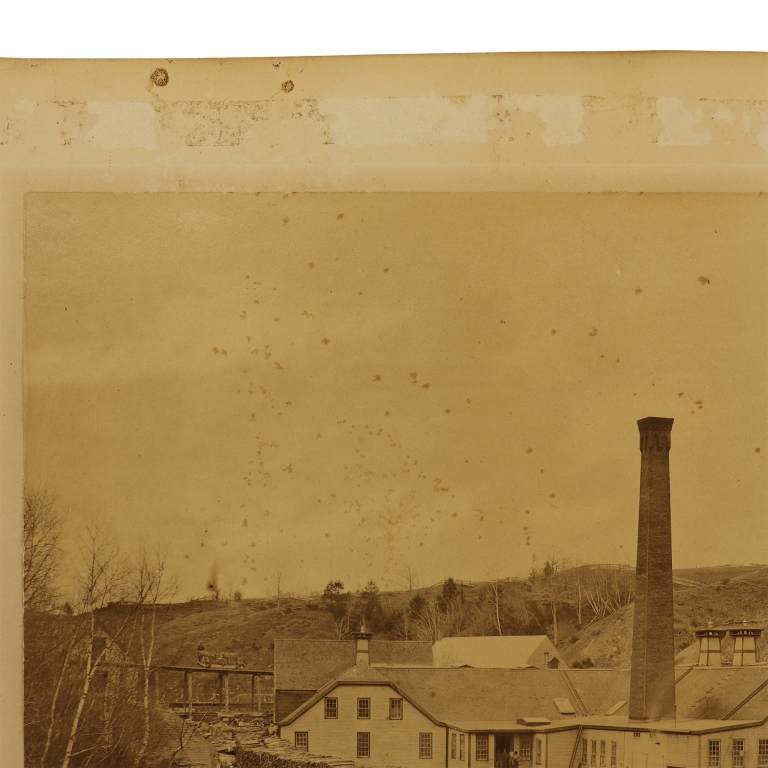 1880 Industrial Paper Mill Albumen Silver Print