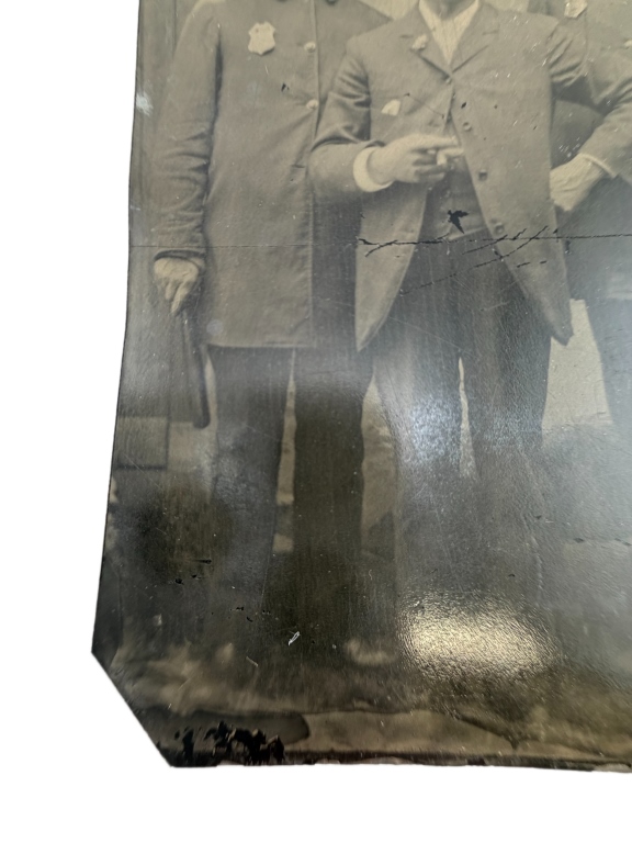 19th c. Police Officers Tintype Portrait