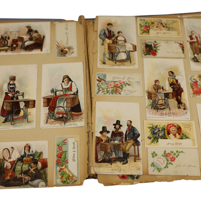 Late 19th c. Scrapbook Life Album - Wedding, Parks