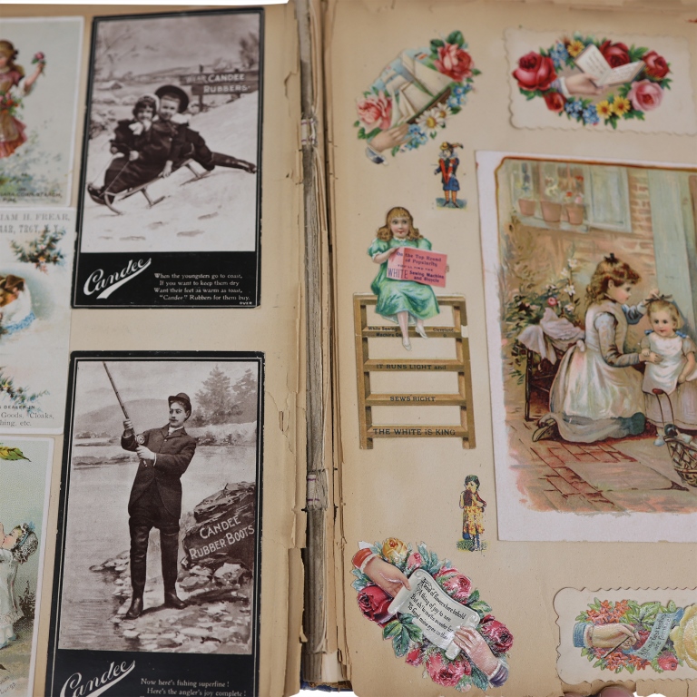 Late 19th c. Scrapbook Life Album - Wedding, Parks