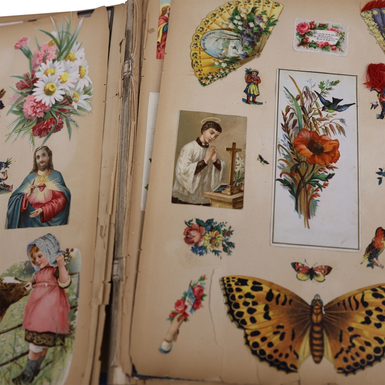 Late 19th c. Scrapbook Life Album - Wedding, Parks