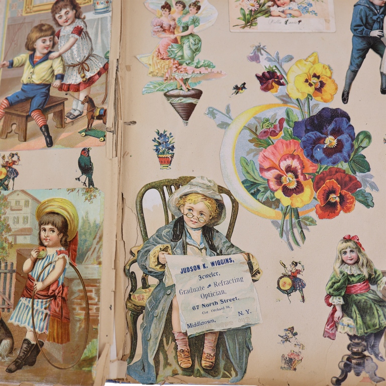 Late 19th c. Scrapbook Life Album - Wedding, Parks