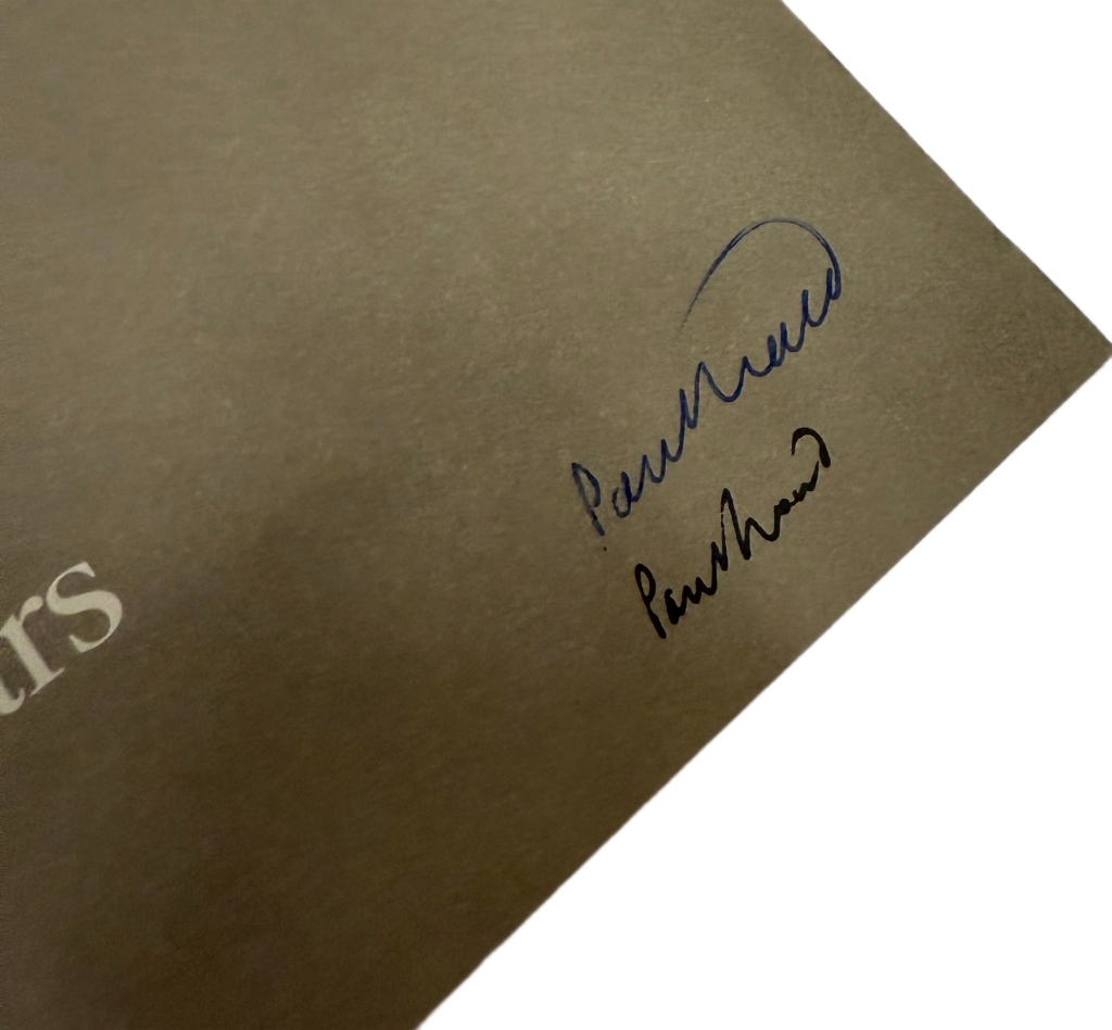 Artist Signed Paul Rand '90 B. Franklin IBM Poster