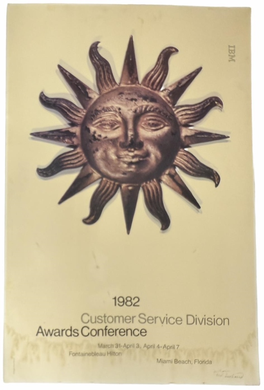 Paul Rand IBM Awards Conference Florida Lithograph