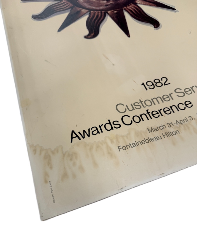 Paul Rand IBM Awards Conference Florida Lithograph