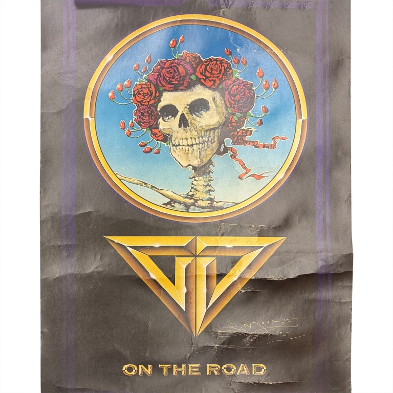 1978 Grateful Dead Poster - Signed Stanley Mouse