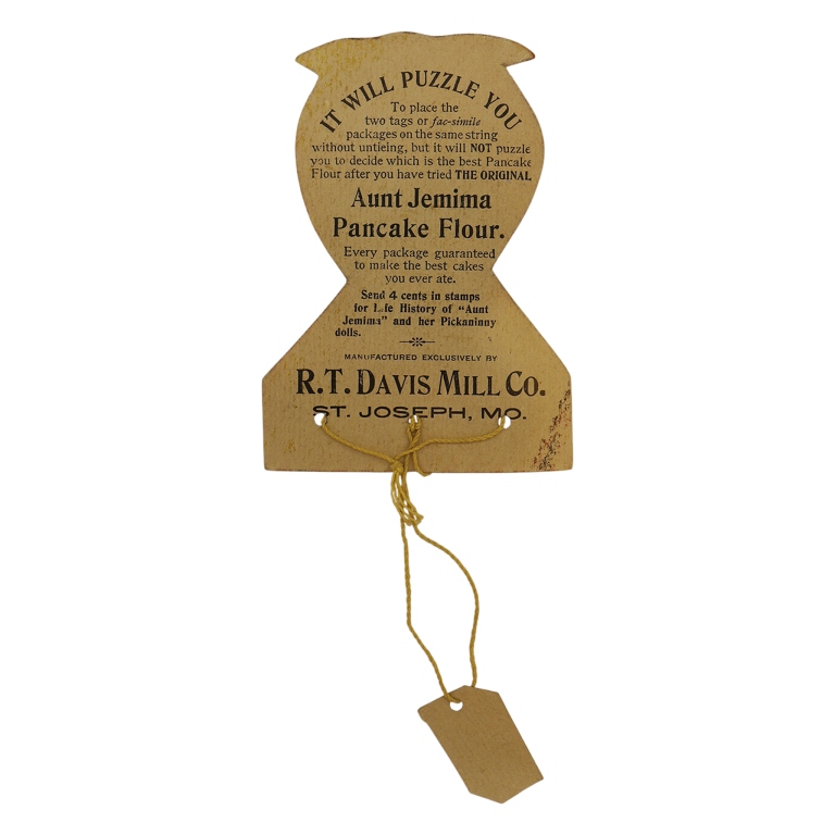 Aunt Jemima Vintage Promotional String Puzzle