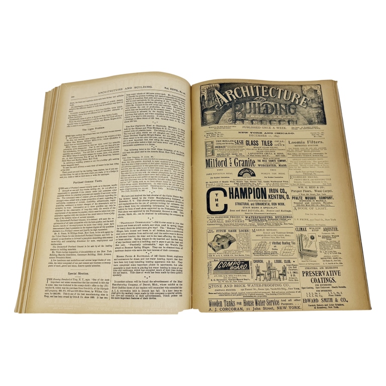 1895 Volume of Architecture & Building Articles