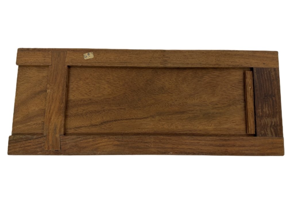 Indian Hand-Carved Teak Expandable Book Slide