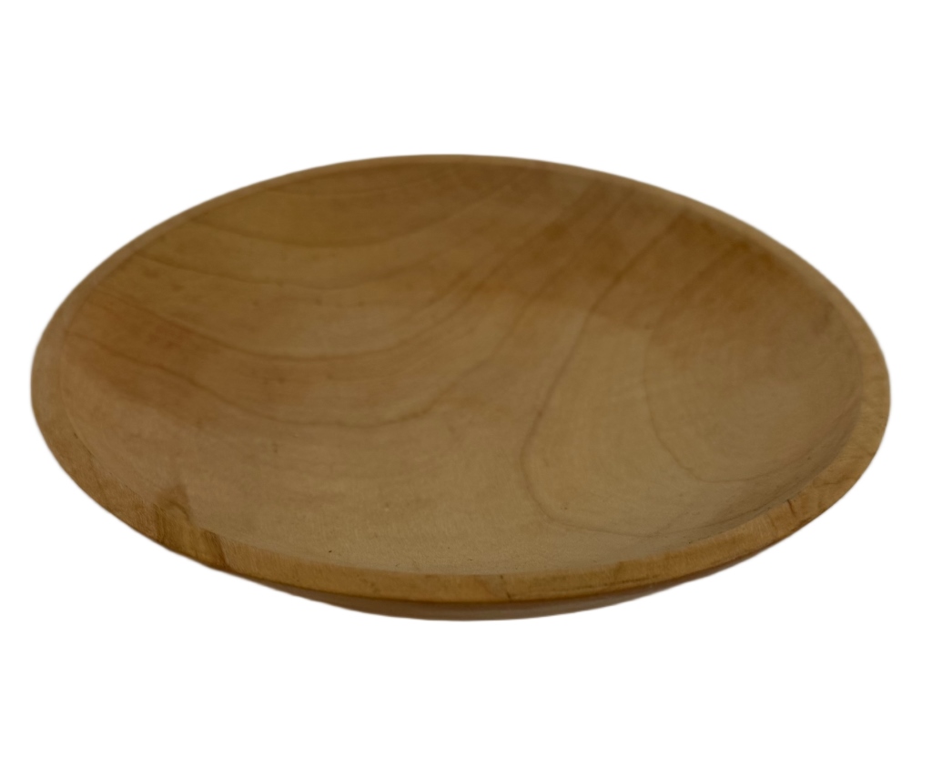 R. Meber Signed Hand-Turned Wooden Bowl