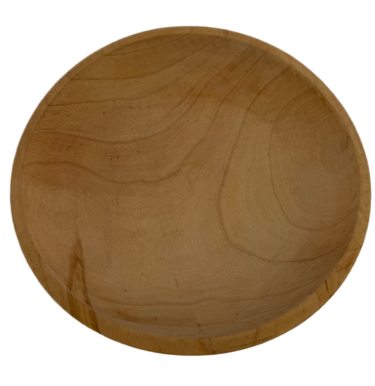 R. Meber Signed Hand-Turned Wooden Bowl