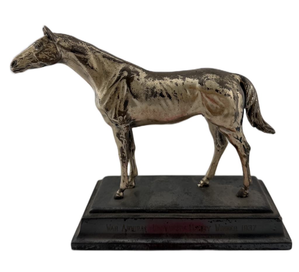 1937 War Admiral Commemorative Racehorse Statue