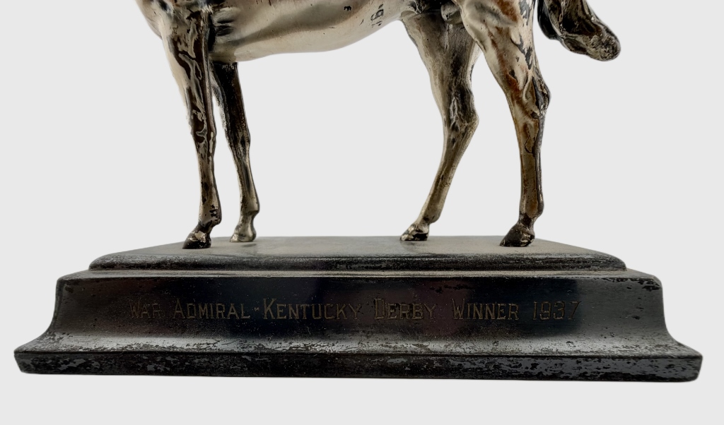 1937 War Admiral Commemorative Racehorse Statue