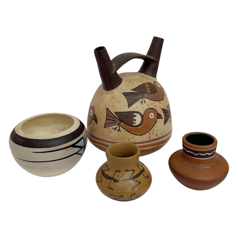 Indigenous American Art Pottery Grouping, Dine
