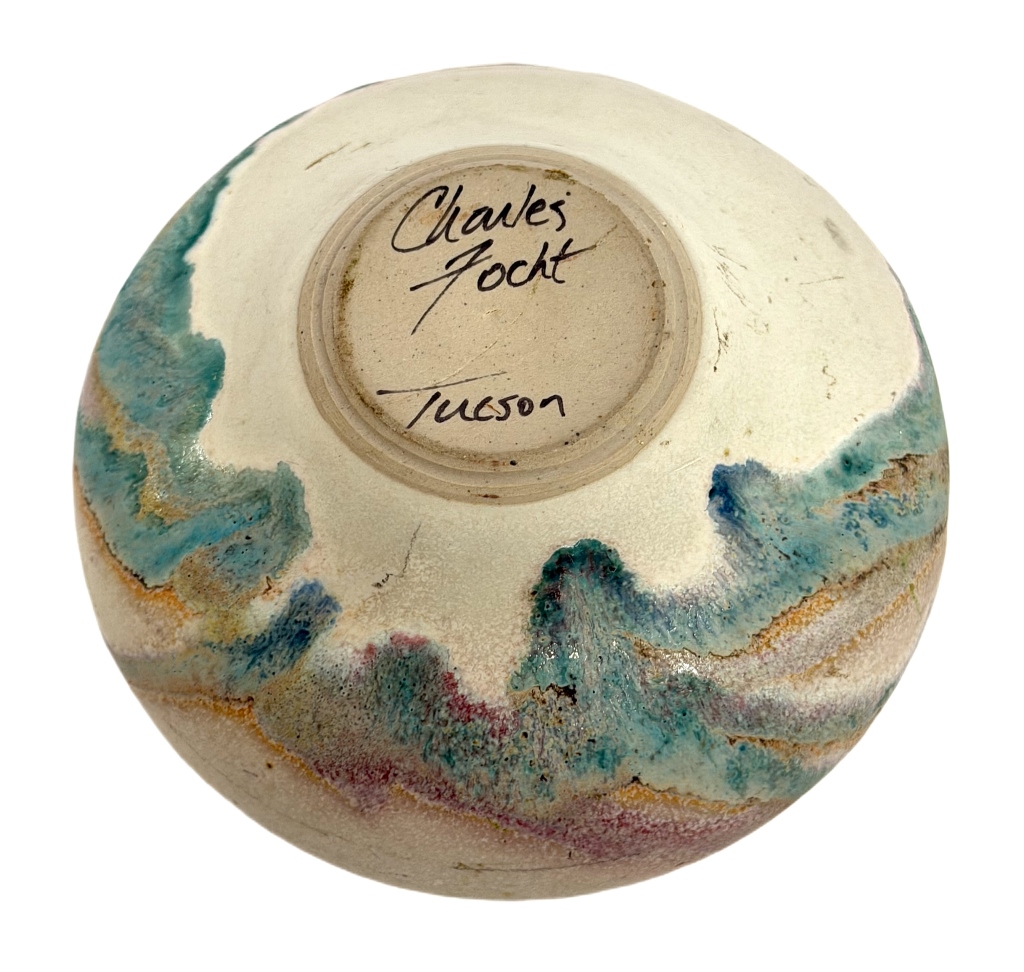 Charles Focht Tucson Studio Art Pottery Vessel