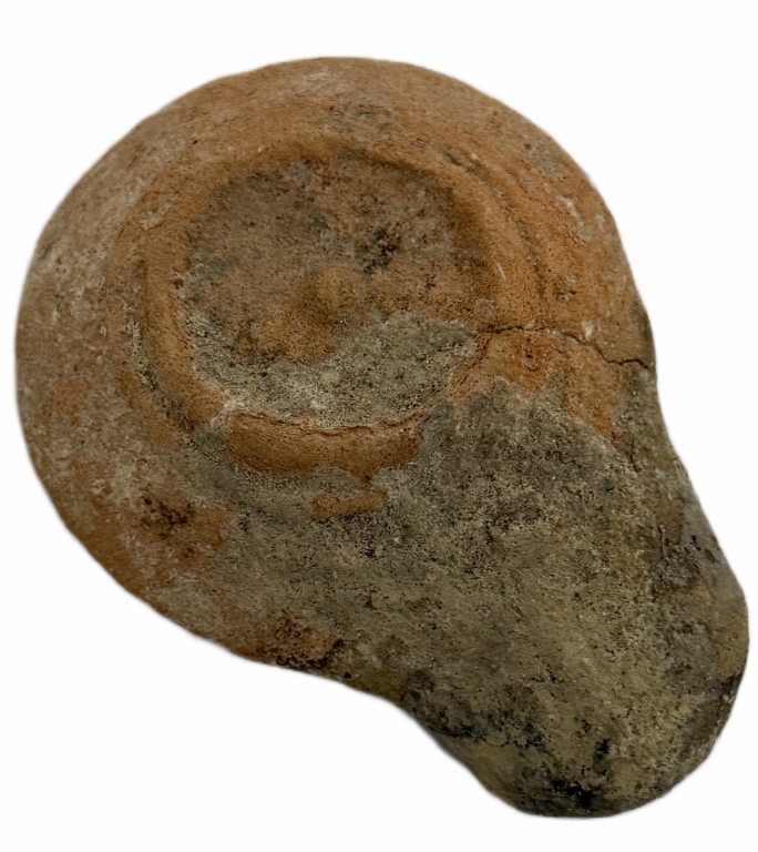 Ancient Byzantine Terracotta Oil Lamp