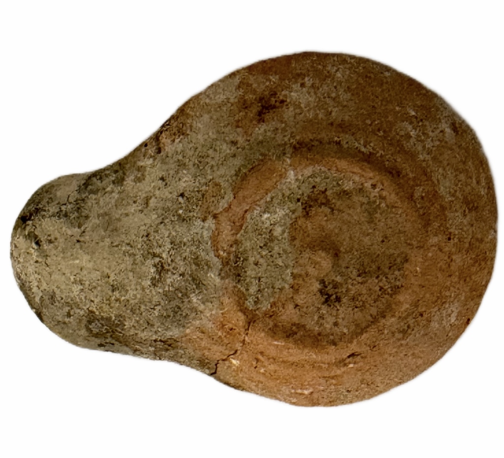 Ancient Byzantine Terracotta Oil Lamp