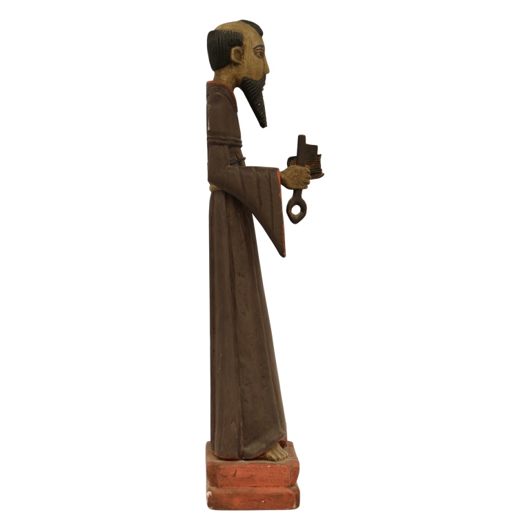 New Mexican Folk Art Santos Carved Figurine