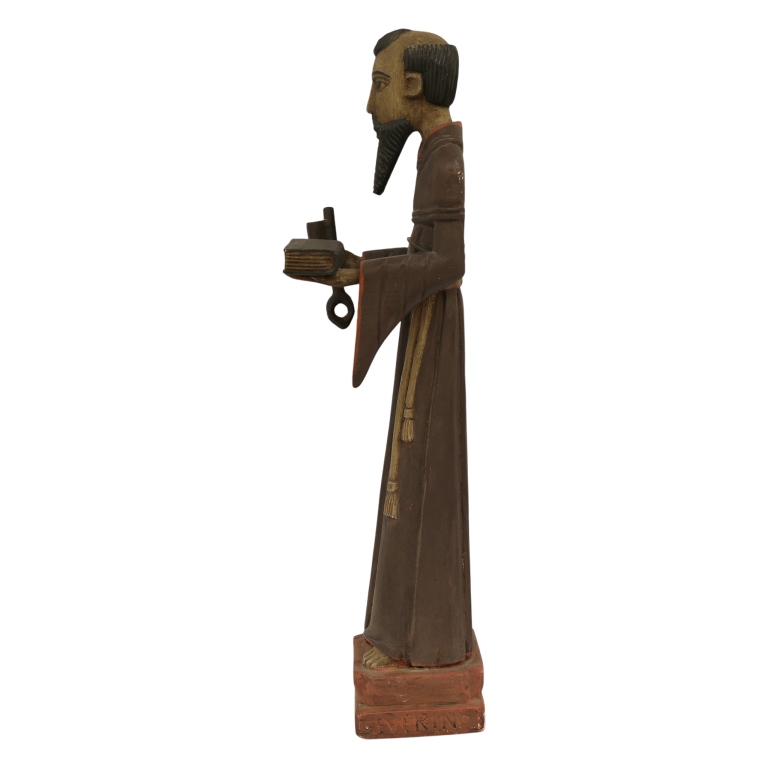 New Mexican Folk Art Santos Carved Figurine