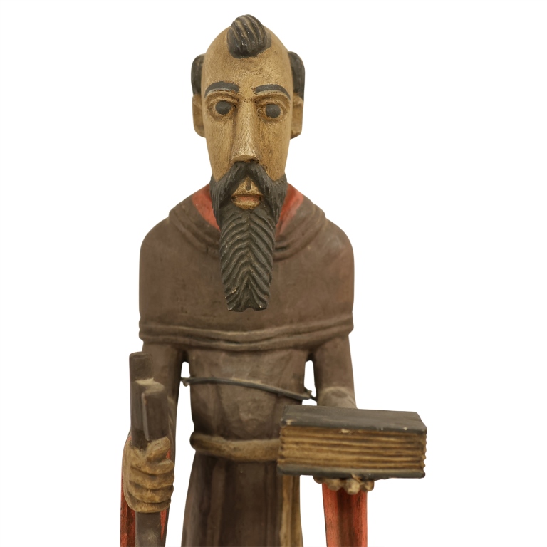 New Mexican Folk Art Santos Carved Figurine