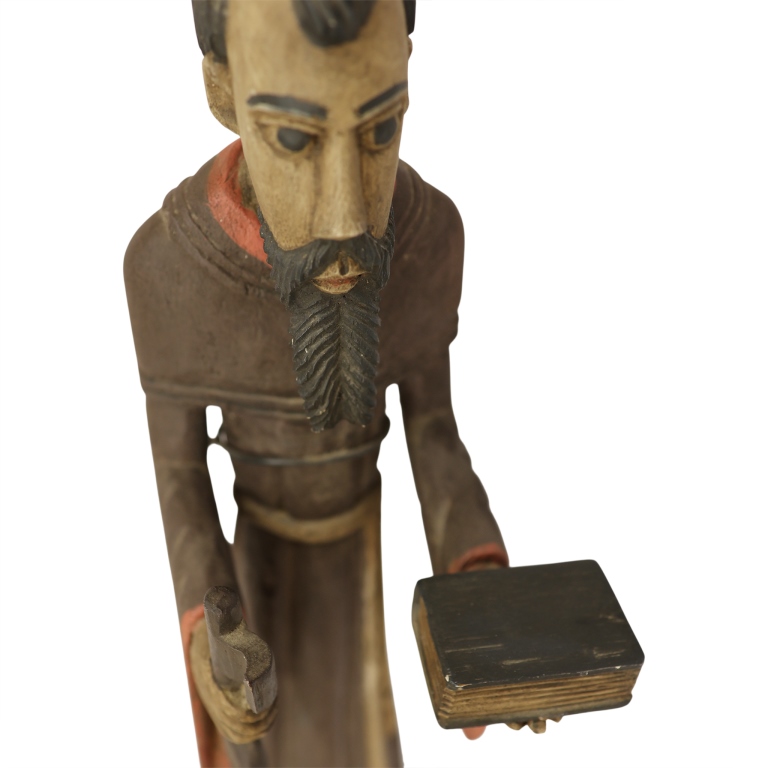 New Mexican Folk Art Santos Carved Figurine