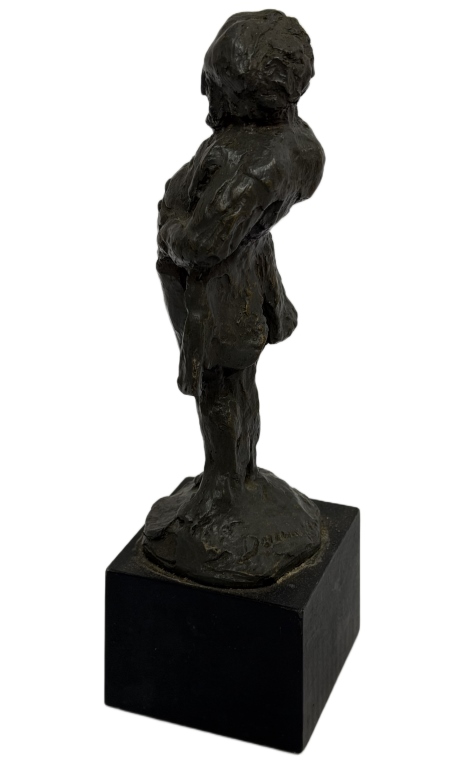 Honore Daumier "The Scoffer" Bronze Sculpture