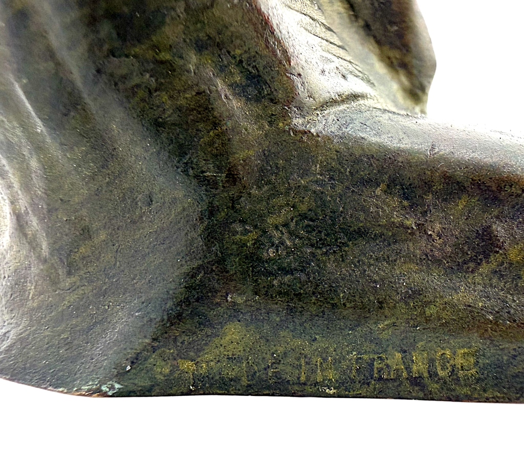 French Egyptian Revival Bronze - Falcon & Sphinx