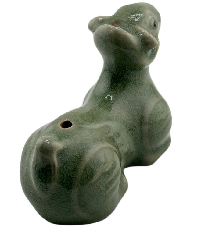 Celadon Crackle-Glazed Ram Water Dropper