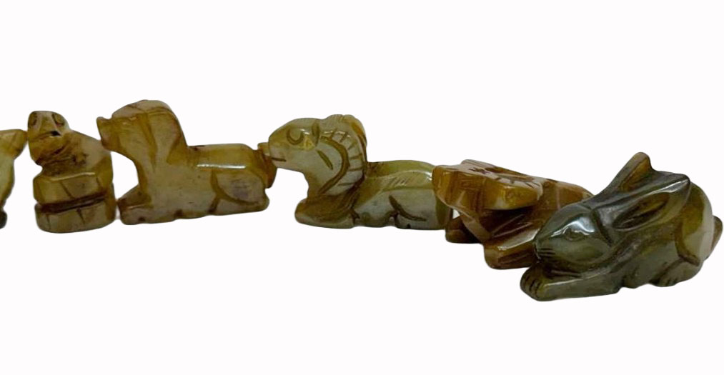 Chinese Zodiac Animal Hardstone Figurines