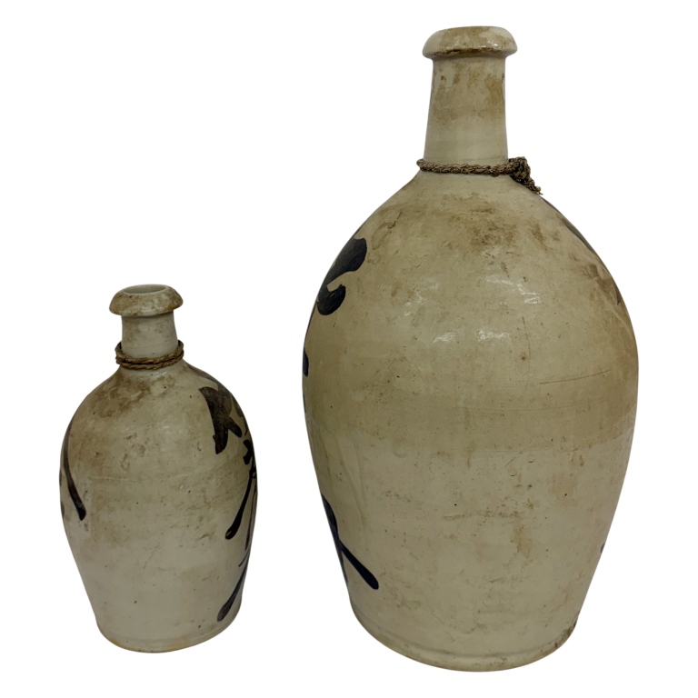 Japanese Kayoi-Tokkuri - Merchant Sake Bottles