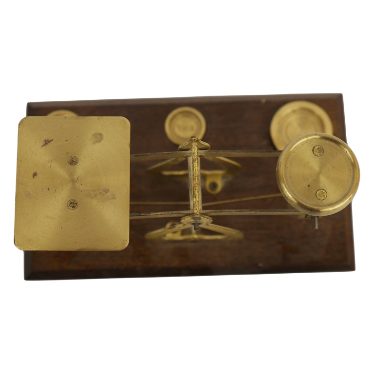 Victorian English Brass Postal Letter Scale