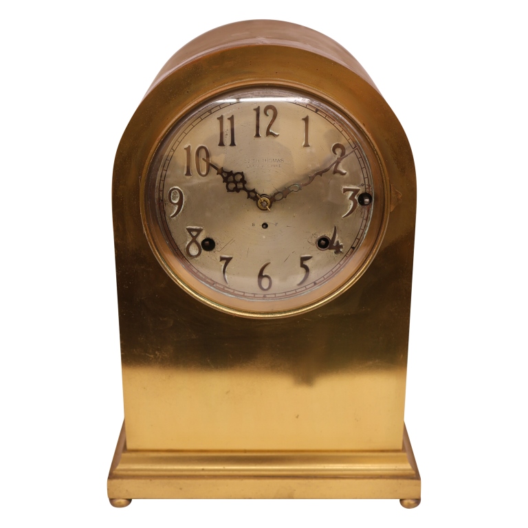 Seth Thomas Brass "Sonora Chime" Mantel Clock