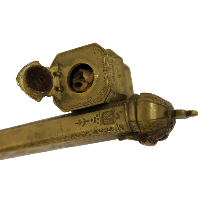 Islamic Ottoman Brass Divit - Scribe's Travel Set