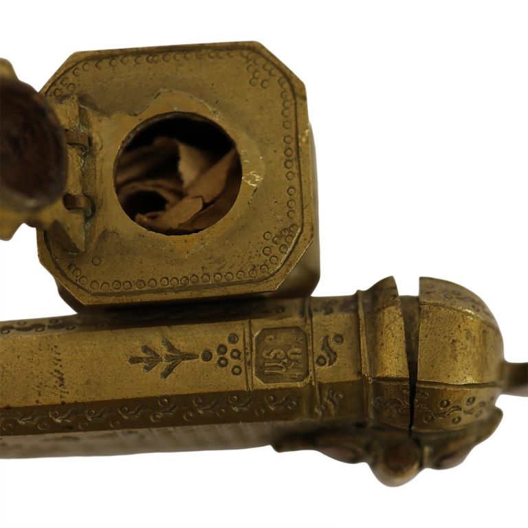 Islamic Ottoman Brass Divit - Scribe's Travel Set