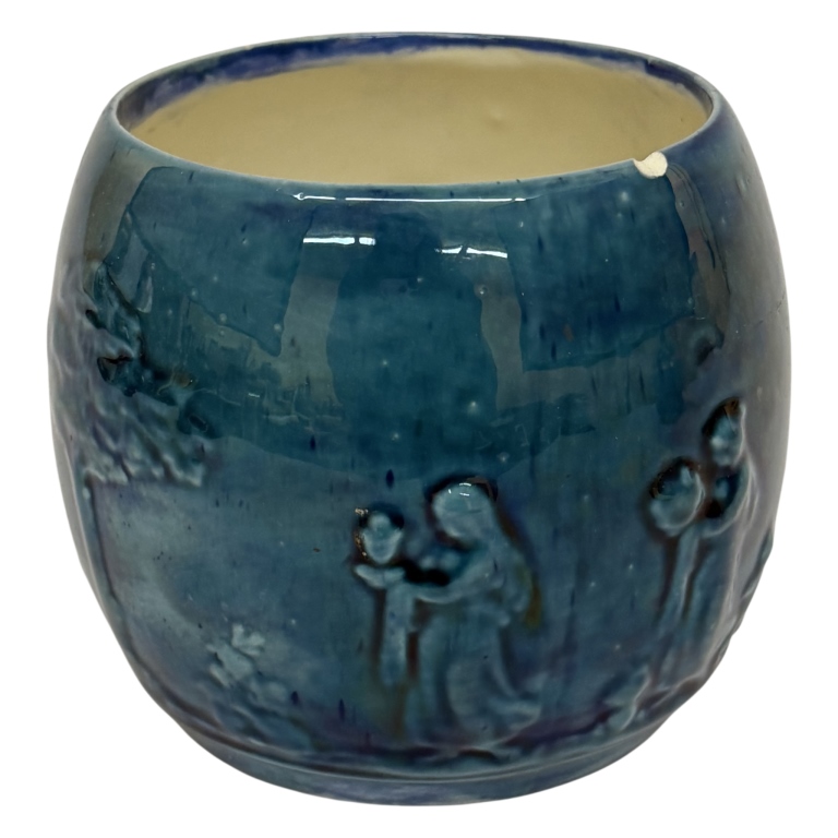 Blue Glaze Studio Art Pottery Planter