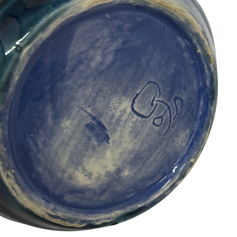 Blue Glaze Studio Art Pottery Planter